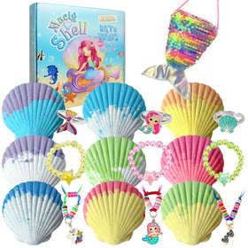 Clear&Fresh front packaging showing nine shell bath bombs, appealing gift presentation