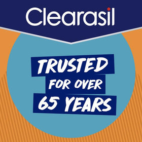 Clearasil five-pack arranged to show bulk supply and value for frequent users