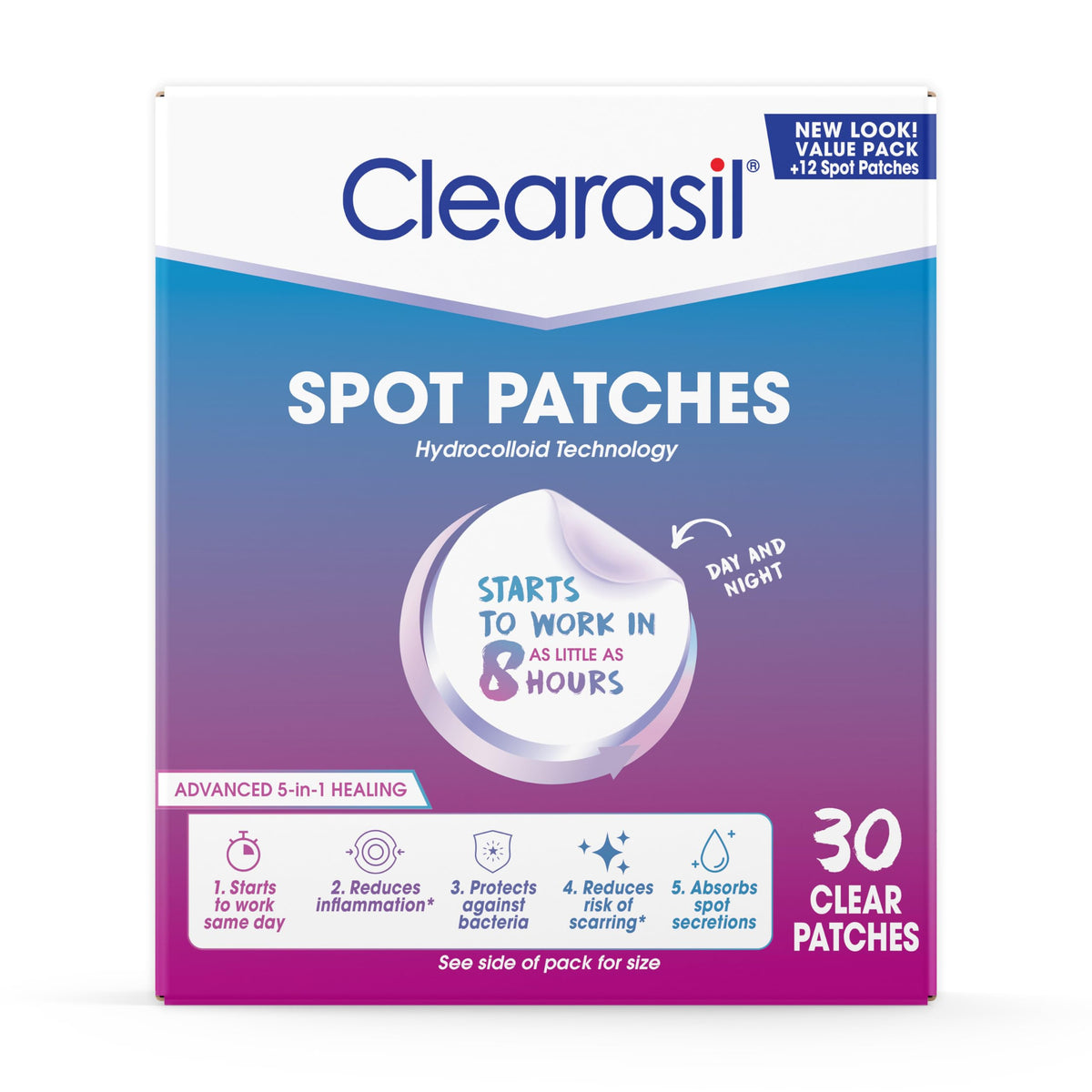Clearasil front packaging showing product box and brand for quick identification