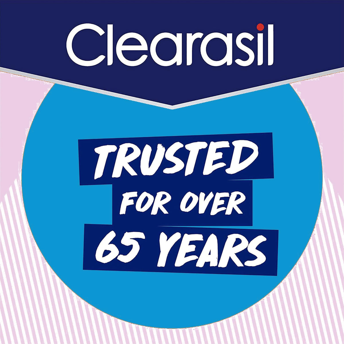 Clearasil label close-up showing usage instructions and safety information benefit