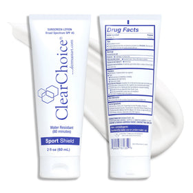 ClearChoice front packaging showing tube and SPF 45 benefit