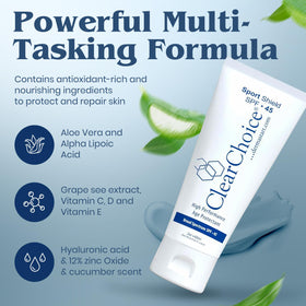 ClearChoice hyaluronic acid ingredient shot highlighting hydration benefit