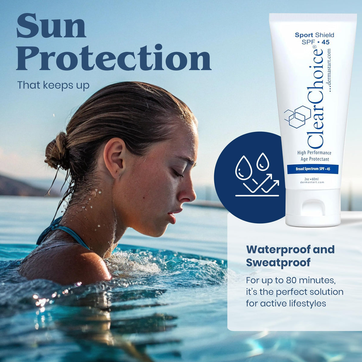 ClearChoice product label close-up listing key ingredients and claims
