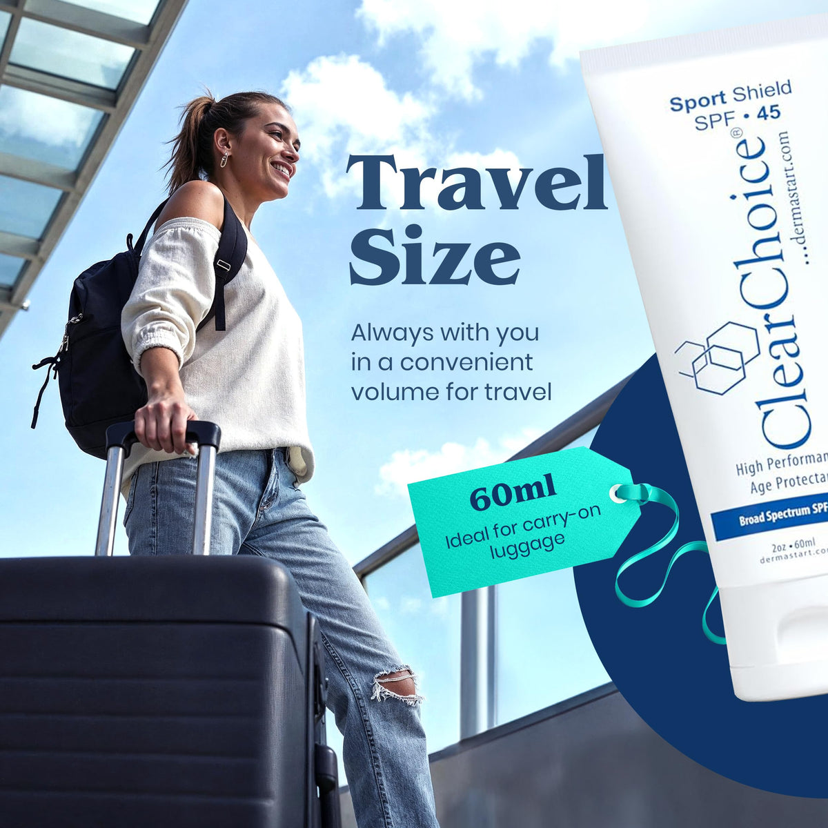 ClearChoice worn by runner outdoors showing sweat-resistant protection