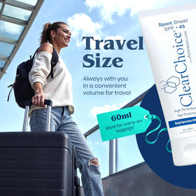 ClearChoice worn by runner outdoors showing sweat-resistant protection