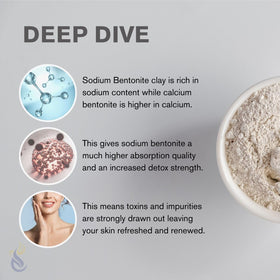 Woman applying ClearLee clay mask illustrating deep cleansing benefit