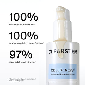 CLEARSTEM Reishi mushroom ingredient display emphasizing calming antioxidant benefit
