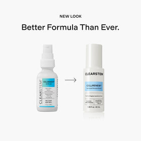 CLEARSTEM product with aloe and turmeric portraying soothing and anti-redness benefit