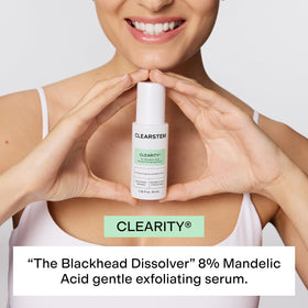 CLEARSTEM pump dispensing serum for controlled application and minimal waste
