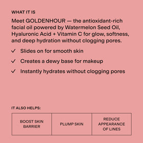 CLEARSTEM oil texture close-up showing lightweight, non-greasy finish