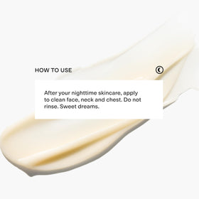 CLEARSTEM before and after skin comparison suggesting plumper morning appearance