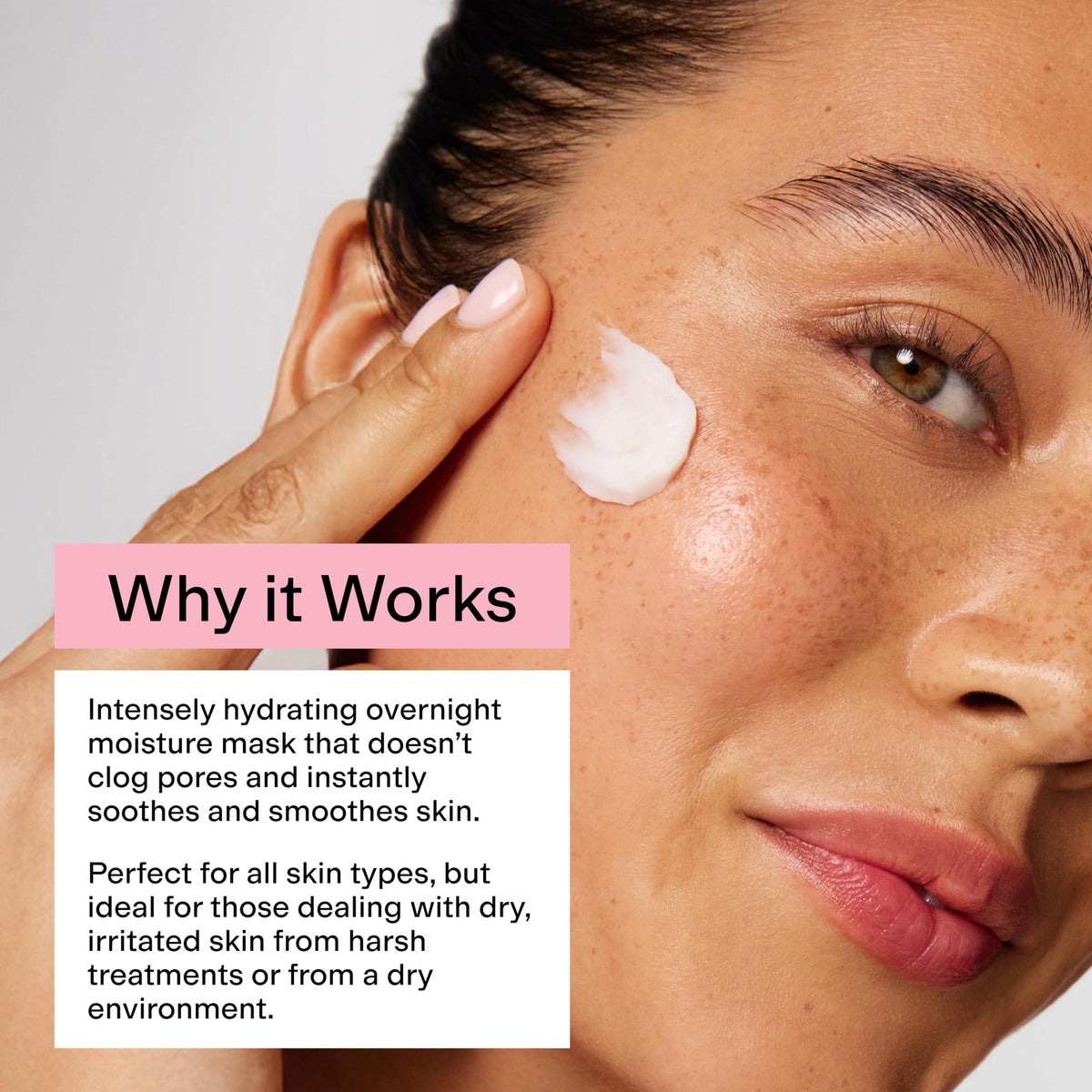 CLEARSTEM used in a nighttime bathroom routine providing restorative hydration benefit