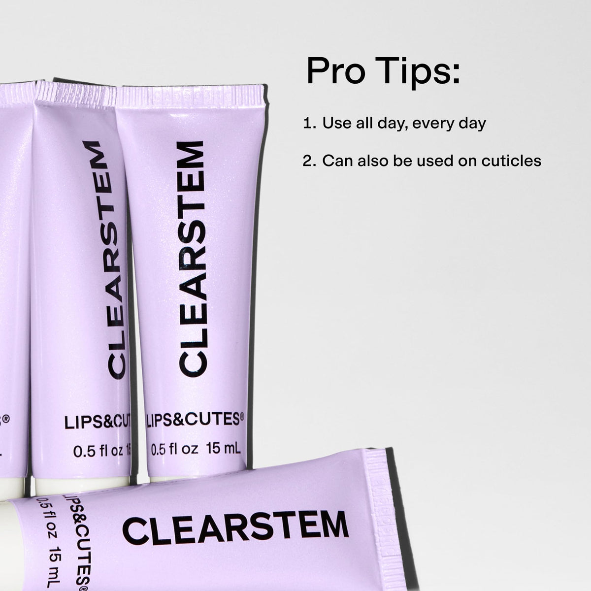 CLEARSTEM next to a coin showing compact size for easy portability