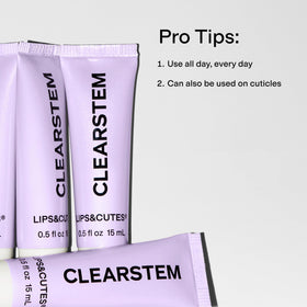 CLEARSTEM next to a coin showing compact size for easy portability