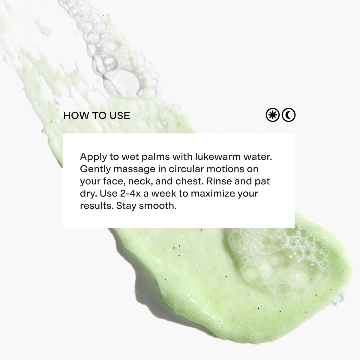 CLEARSTEM macro of bamboo particles showing fine exfoliant for smooth skin benefit