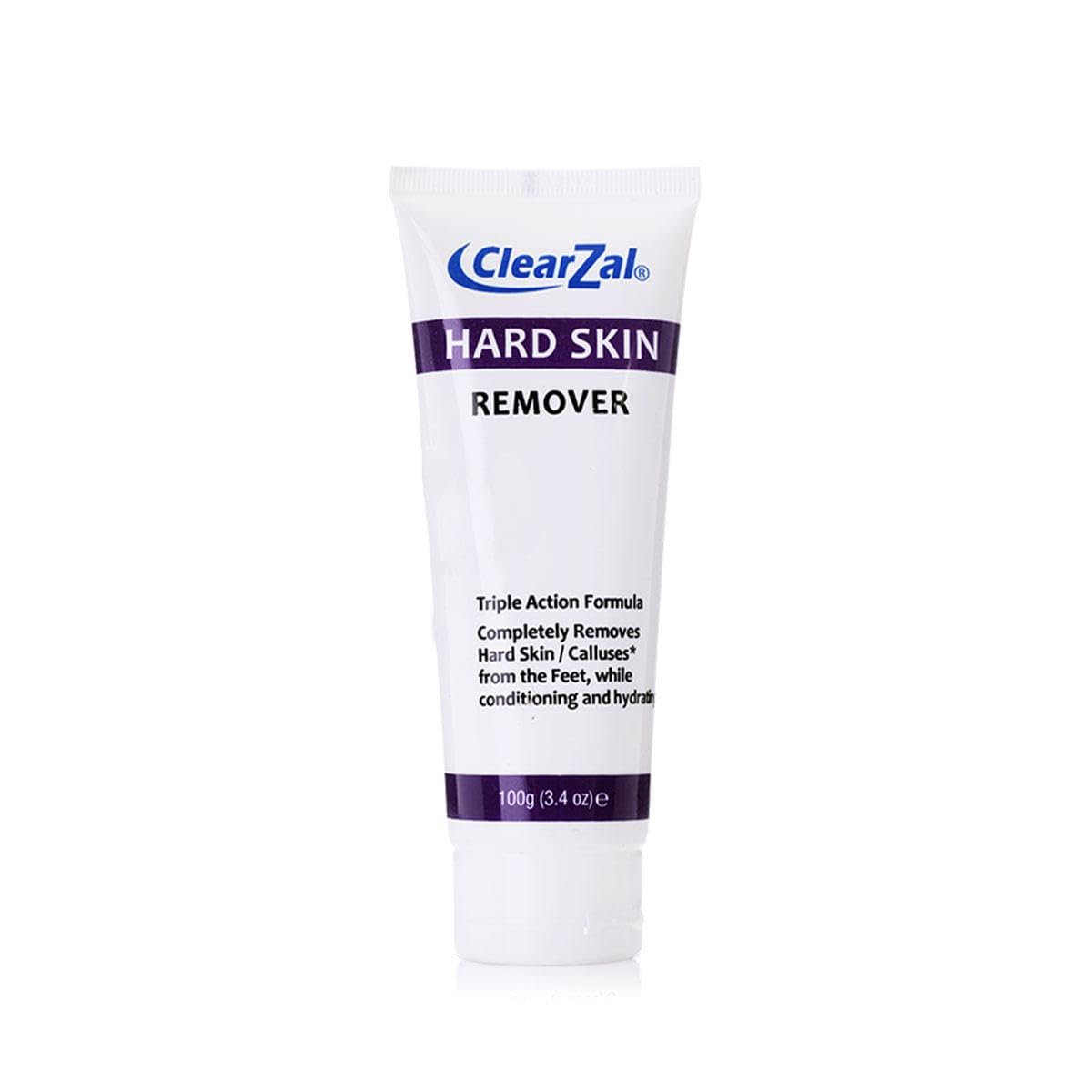 Clearzal front tube showing label and size, promotes easy targeted foot care