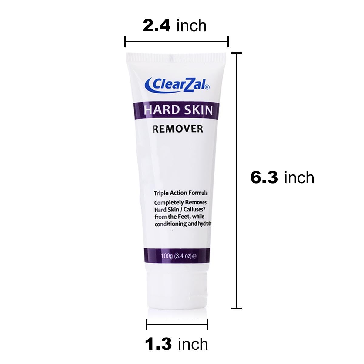 Clearzal on bathroom shelf in lifestyle setting, conveys daily foot-care routine