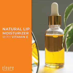 Cleure application on lips lifestyle image illustrating smooth hydration benefit