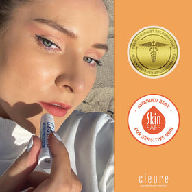 Cleure ingredients shea cocoa arrangement displaying organic butters for nourishment
