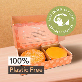 Clever Yoga solid bars inside travel kit for leak-free convenience