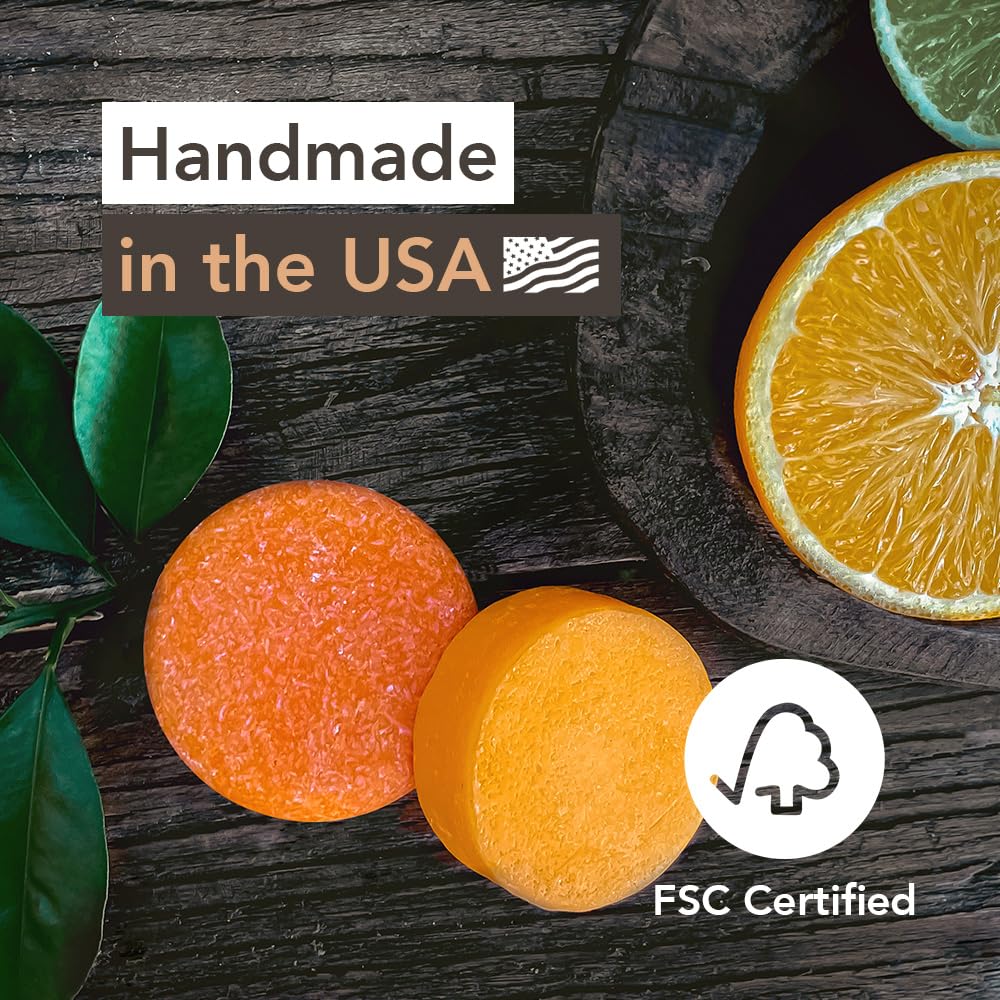 Clever Yoga shampoo bar lather on hand demonstrating rich foam