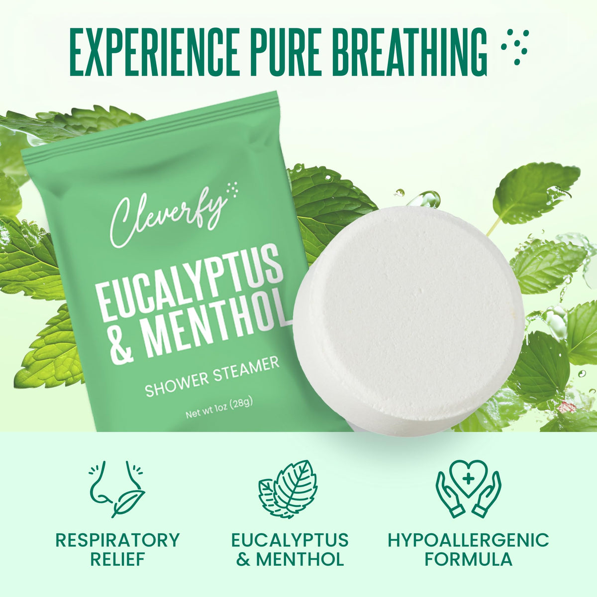 cleverfy ingredients label closeup showing essential oils and cruelty-free benefit