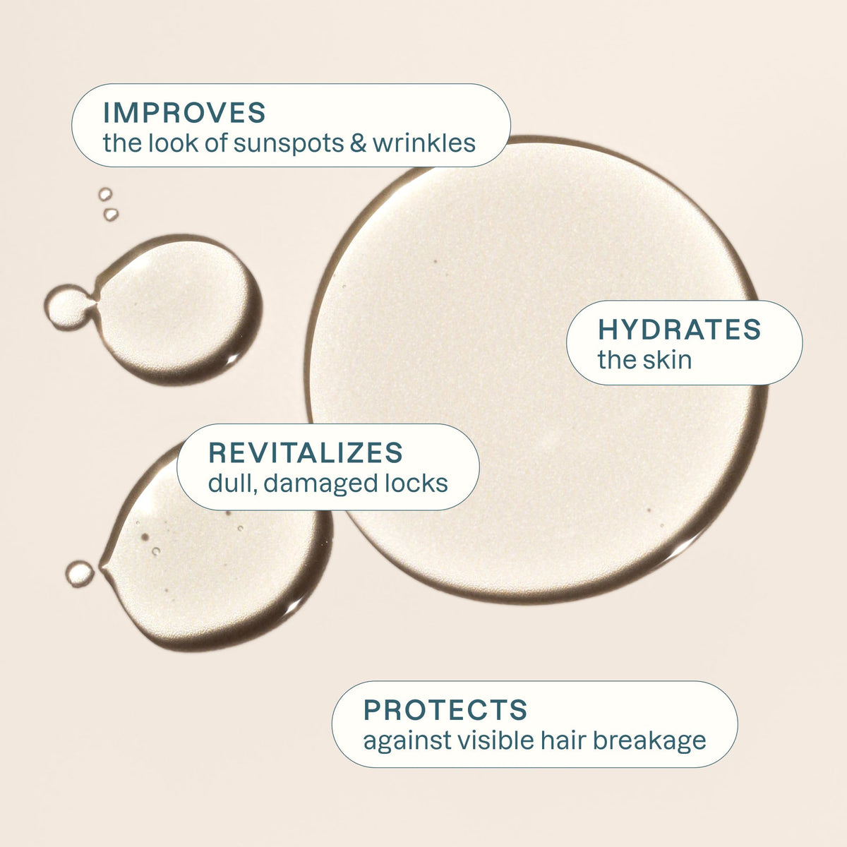 Cliganic argan oil pump top dispensing clean droplets for mess-free application