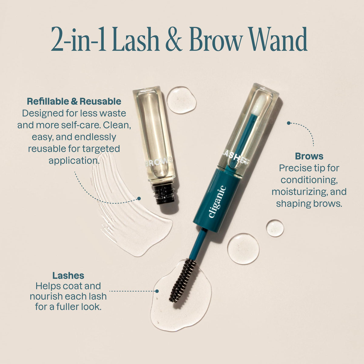 Cliganic oil close-up texture highlighting purity and smoothness