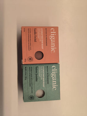 Cliganic two-pack shown in hand for size comparison and travel convenience
