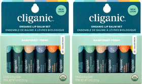 Cliganic front packaging showing the 12-tube set and organic seal for convenience