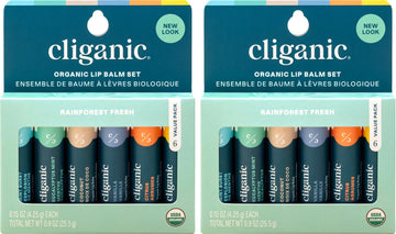Cliganic front packaging showing the 12-tube set and organic seal for convenience