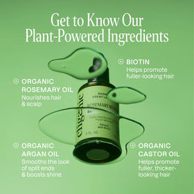 Cliganic botanical blend close-up highlighting natural ingredients