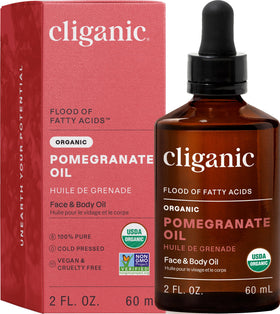 Cliganic bottle front view showing clean label and organic benefit
