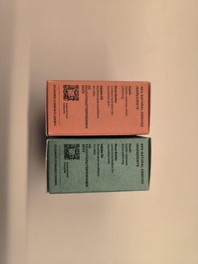 Cliganic soap cross-section revealing smooth interior for consistent lather benefit