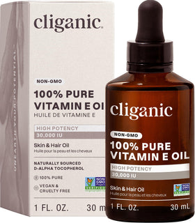 Cliganic bottle front view showing label and clean design for clear identification