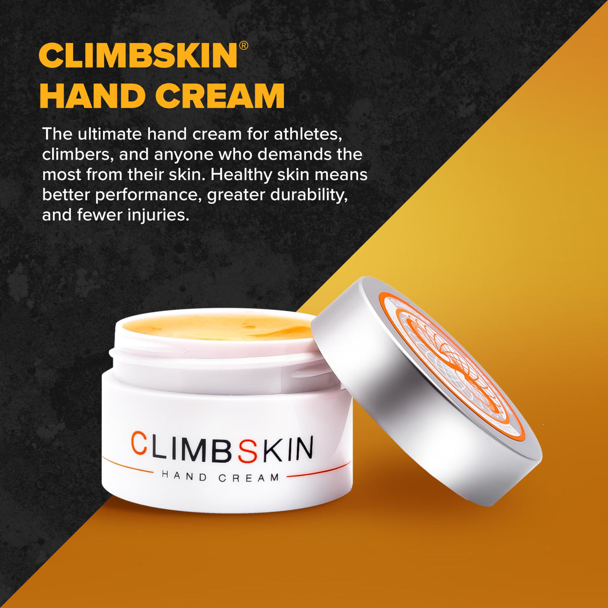 Climbskin back label ingredients list highlighting natural formulation