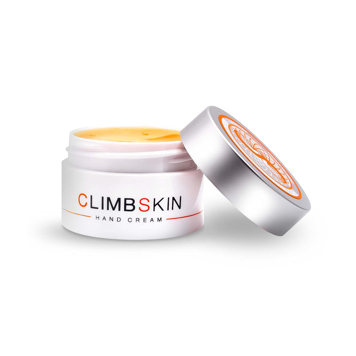 Climbskin front tube showing branding and compact travel benefit