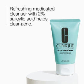 Clinique close-up pump dispensing gel texture for easy application