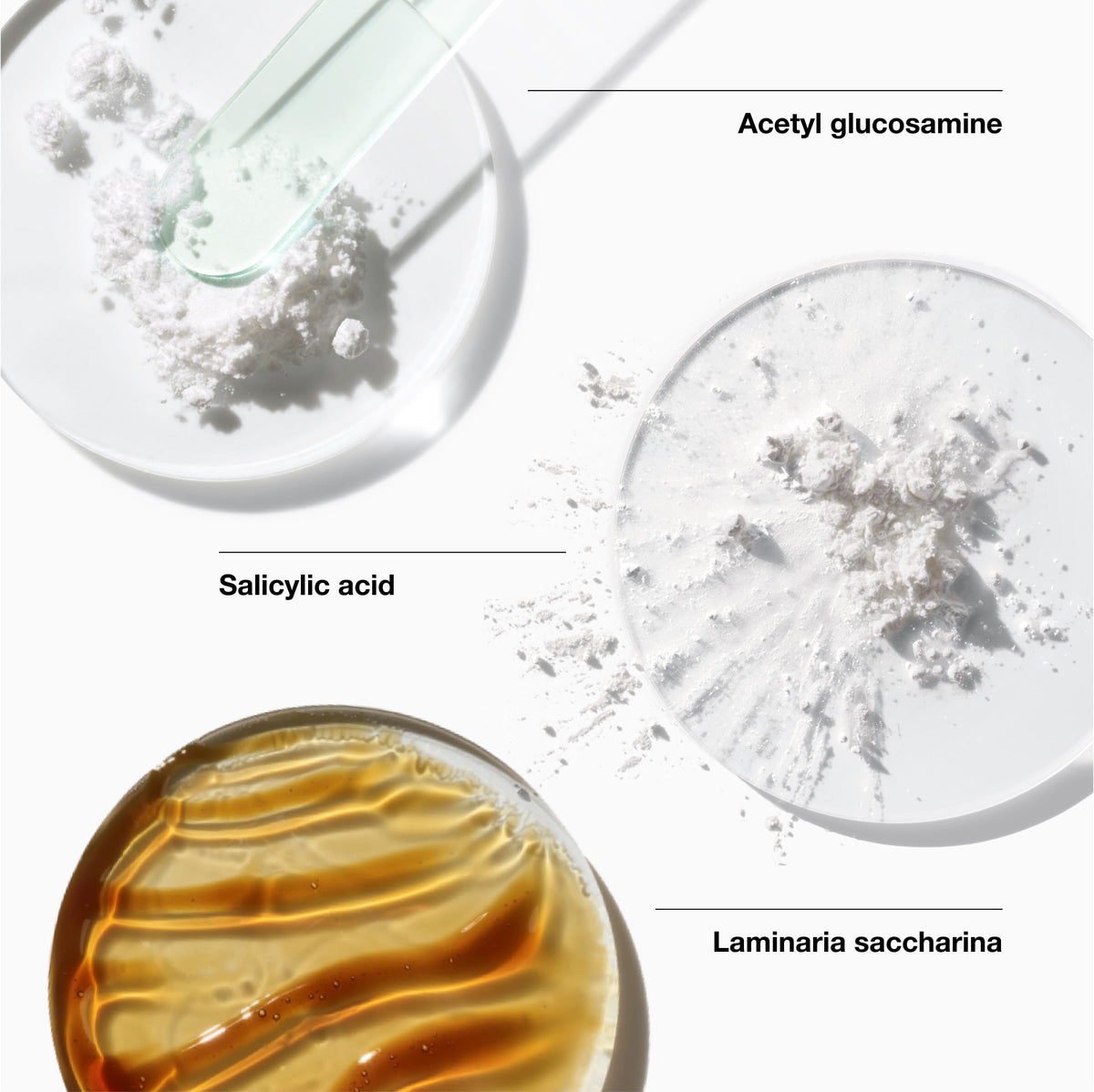 Clinique foam dispensed in hand for easy application and control