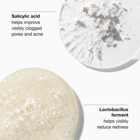 Clinique texture swirl demonstrating lightweight blendable finish
