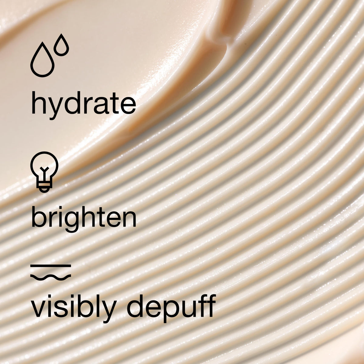 Clinique All About Eyes Rich label detail with ingredient list, supports informed choice
