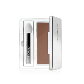 Clinique compact front view showing sleek packaging and color payoff