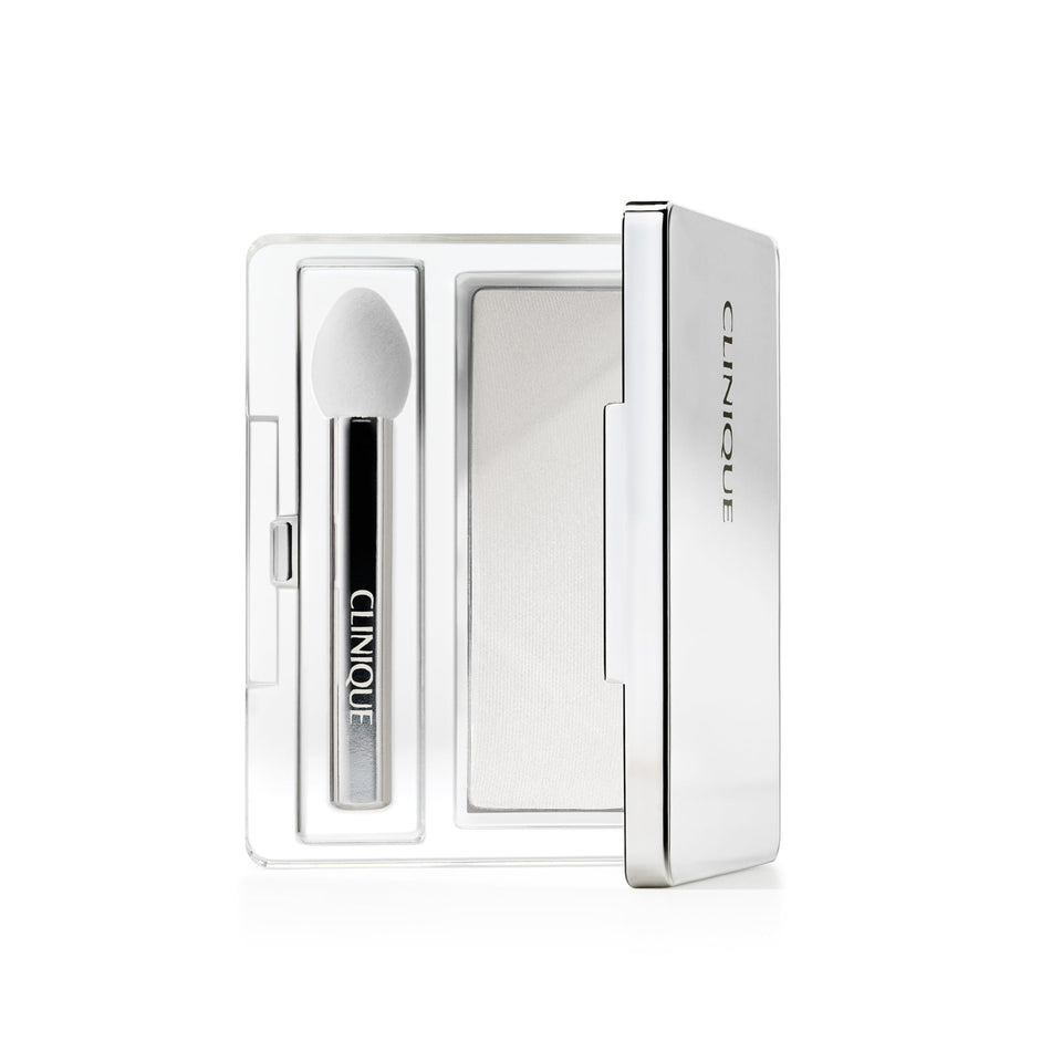 Clinique front compact showing Sugar Cane shade and portable convenience