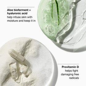 Clinique product applied on hand demonstrating smooth, non-greasy spread