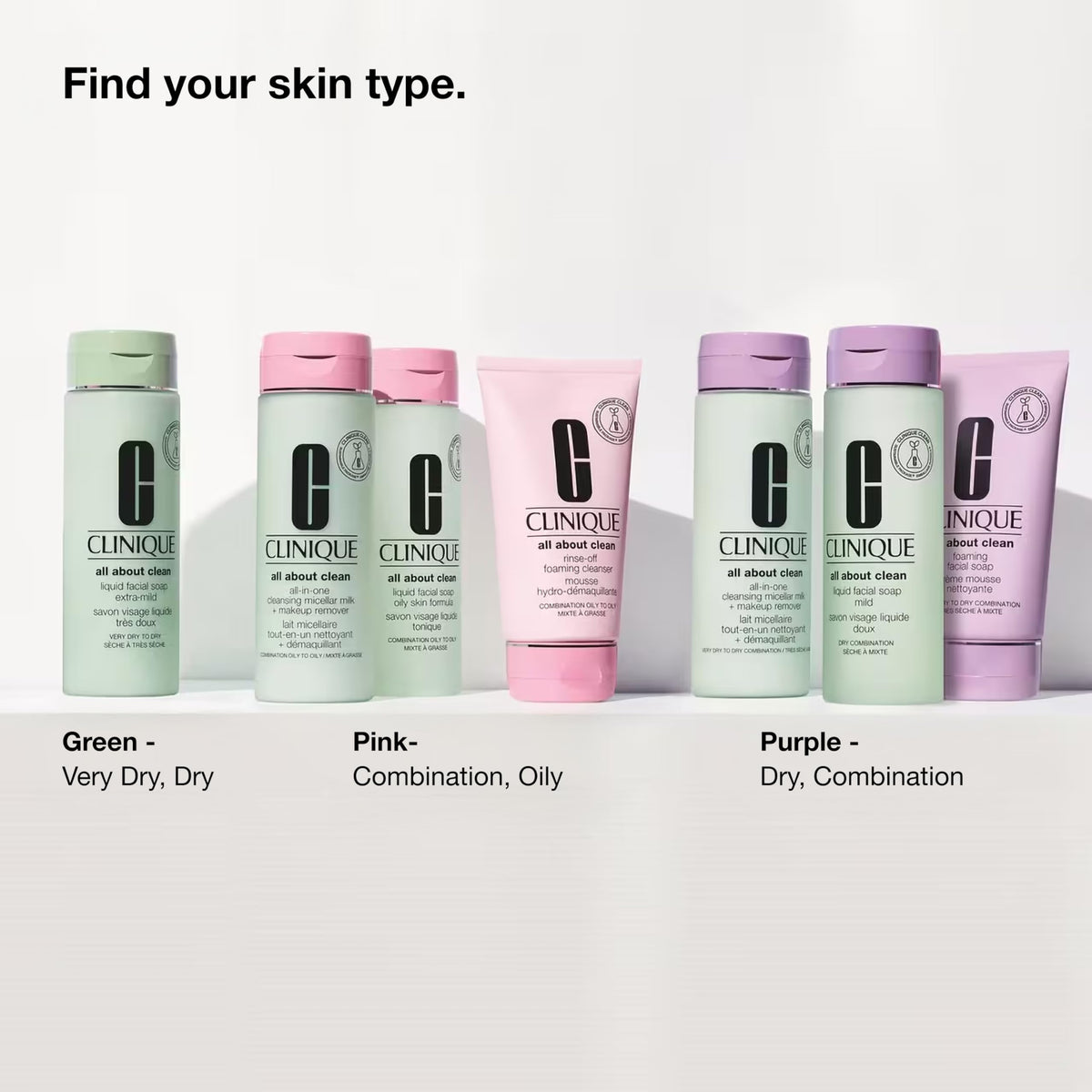 Clinique in-bathroom routine scene conveying everyday use and refreshed skin benefit