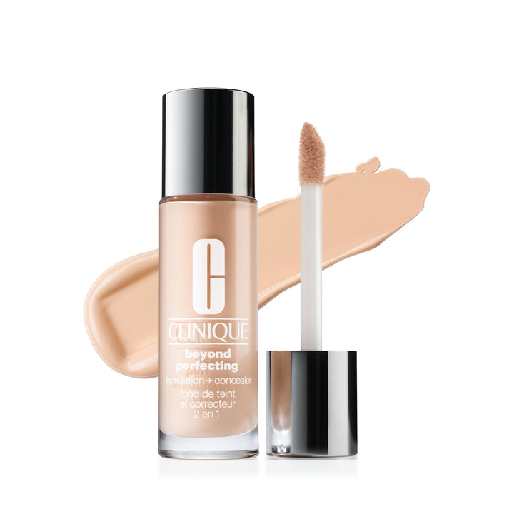 Clinique bottle front packaging showing brand and label, professional daily coverage