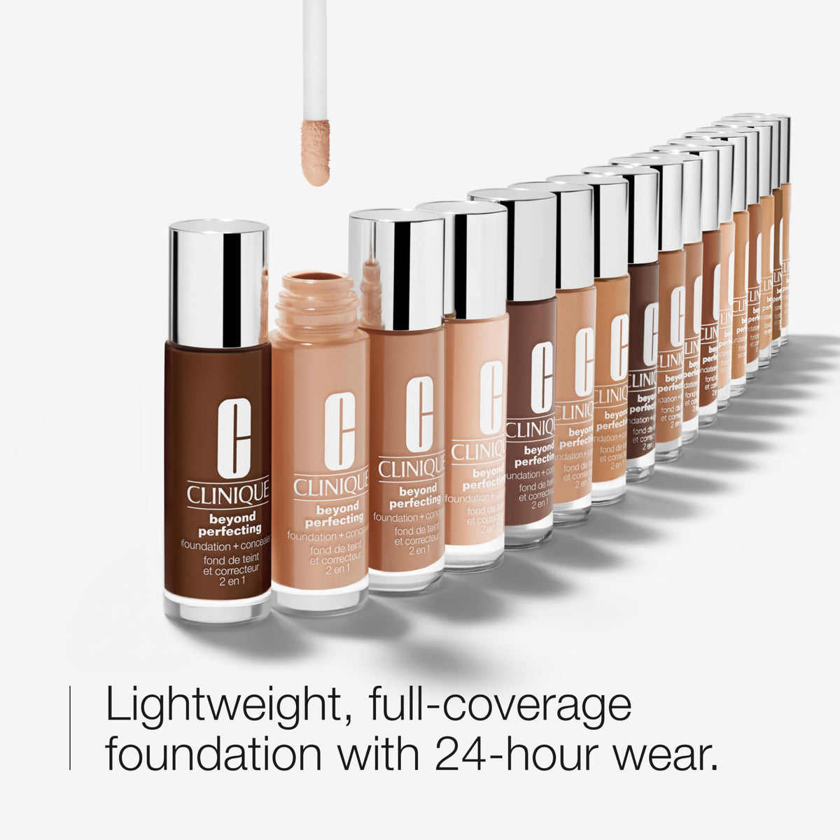 Clinique pump detail highlighting controlled dispensing for precise application
