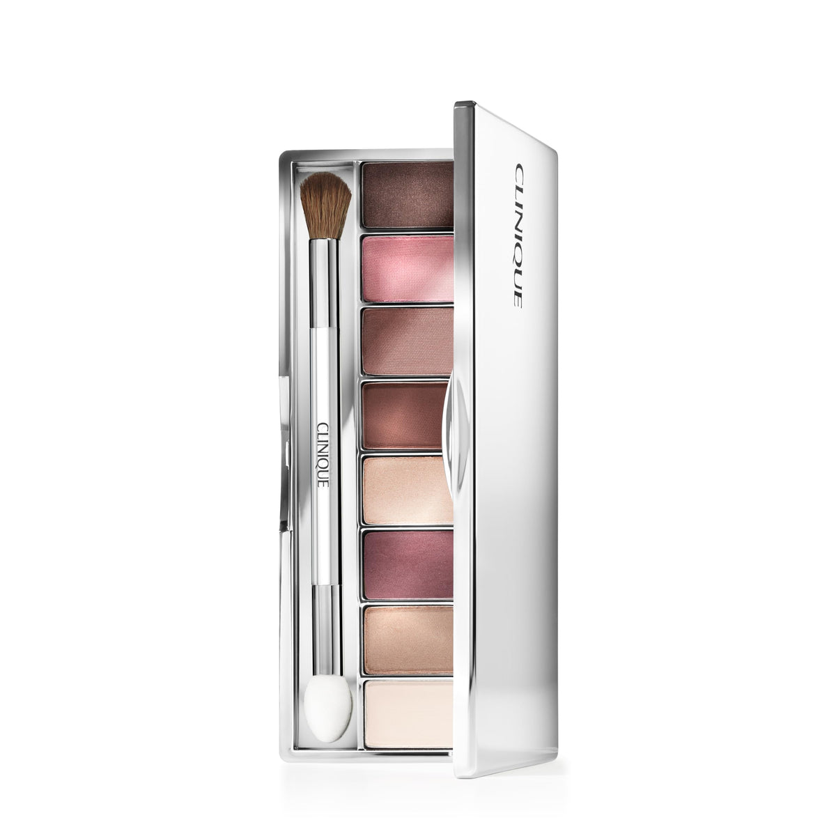 Clinique front view of Black Honey palette showing compact and shades for versatile looks