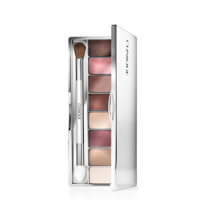 Clinique front view of Black Honey palette showing compact and shades for versatile looks