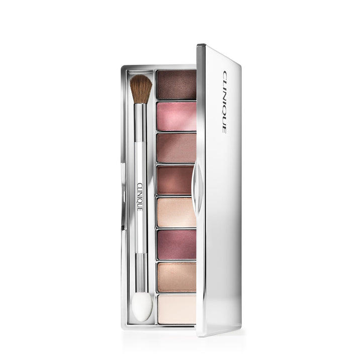 Clinique front view of Black Honey palette showing compact and shades for versatile looks